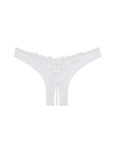 Charger l&#39;image dans la galerie, BRIDAL LACE PEARL THONG
